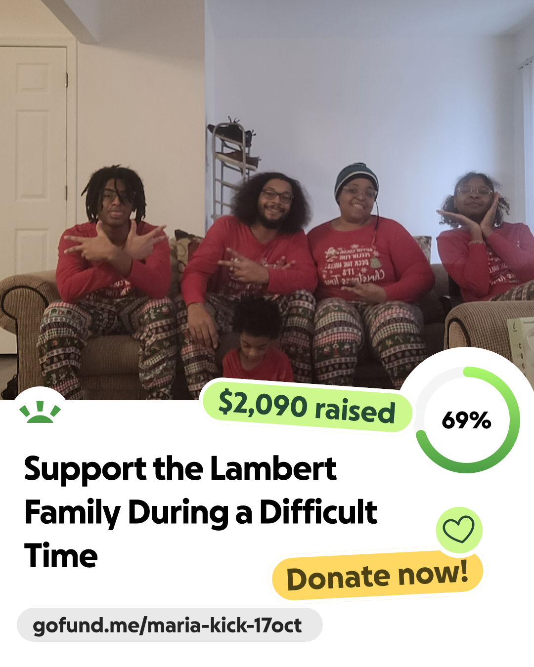 Fundraiser by Maria Valens : Support the Lambert Family During a ...
