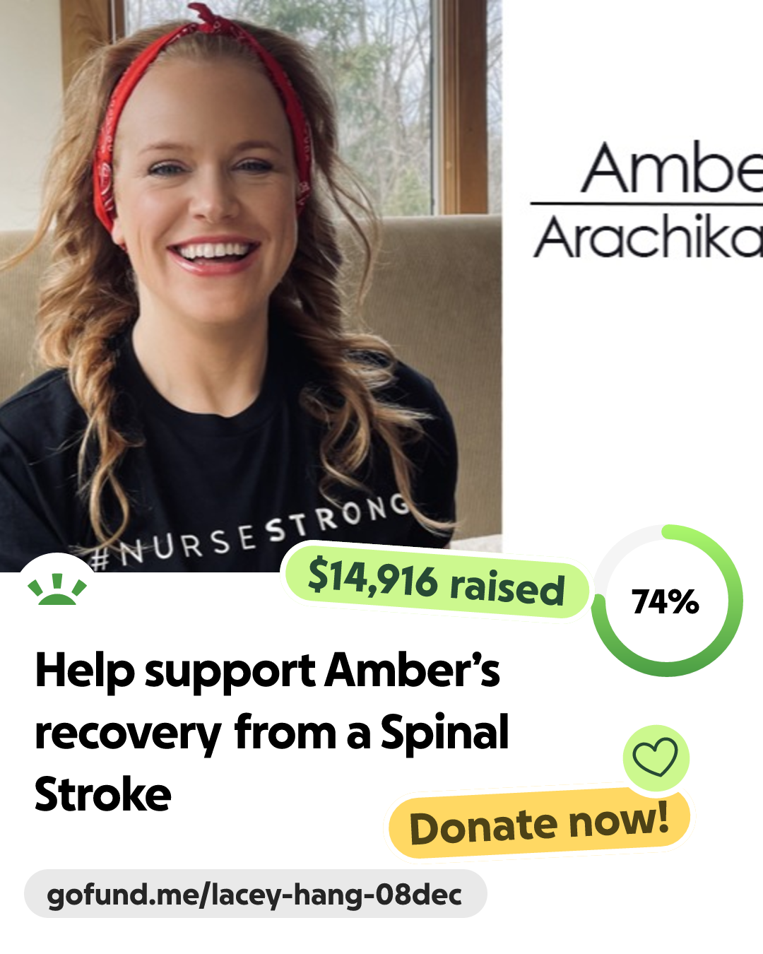 Fundraiser for Amber Arachikavitz by Lacey Borsatto : Help support