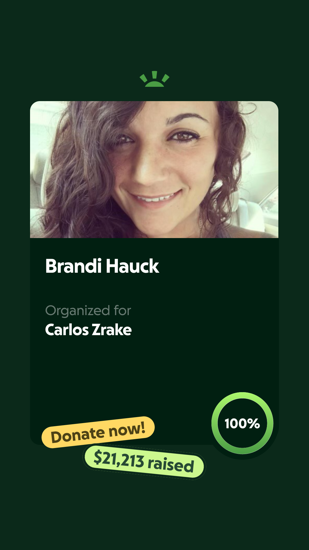Fundraiser for Carlos Zrake by Abigail Hackenberg : Brandi Hauck