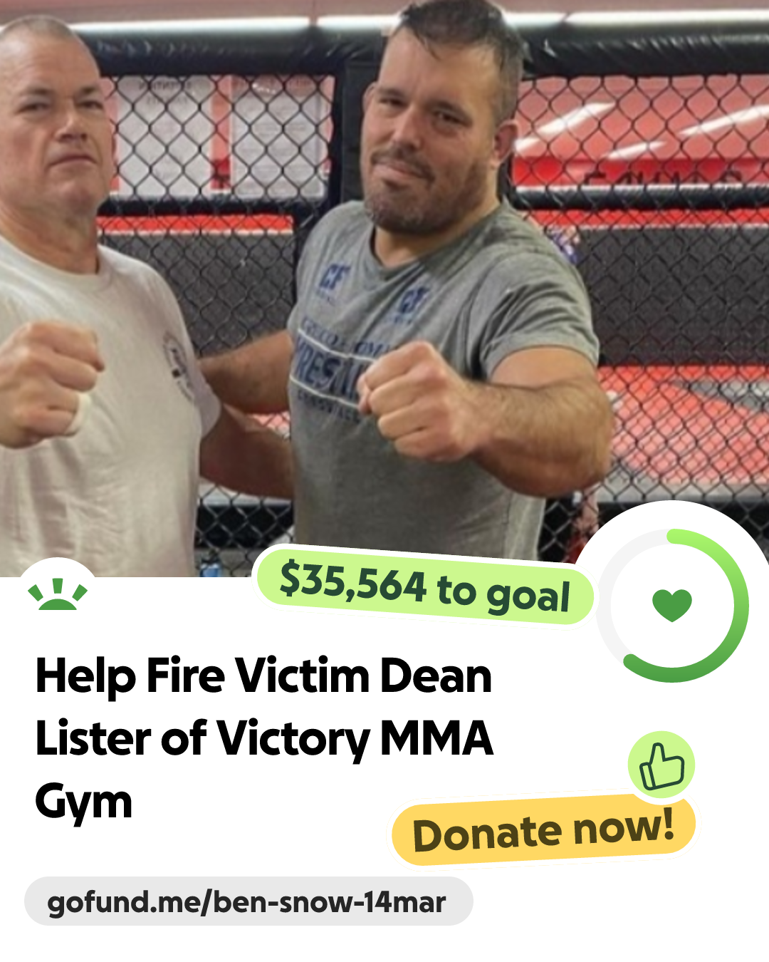 Fundraiser for Dean Lister by Ben Jackson : Help Fire Victim Dean