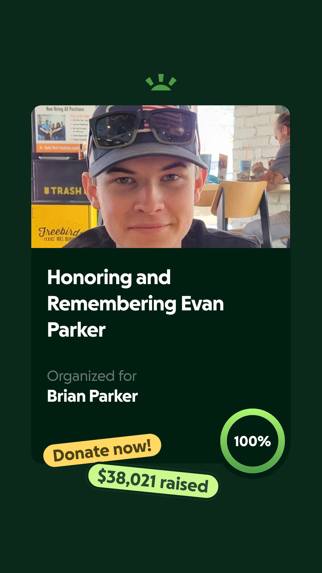 Fundraiser for Brian Parker by Alayna Schroeder : Honoring and