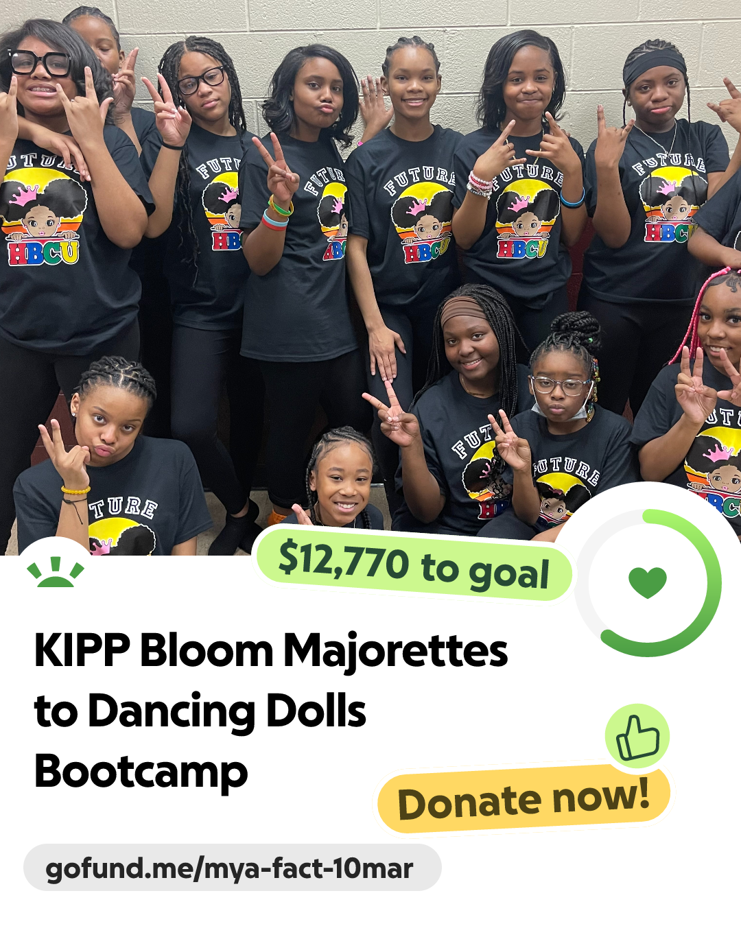 Fundraiser by Mya Clark : KIPP Bloom Majorettes to Dancing Dolls