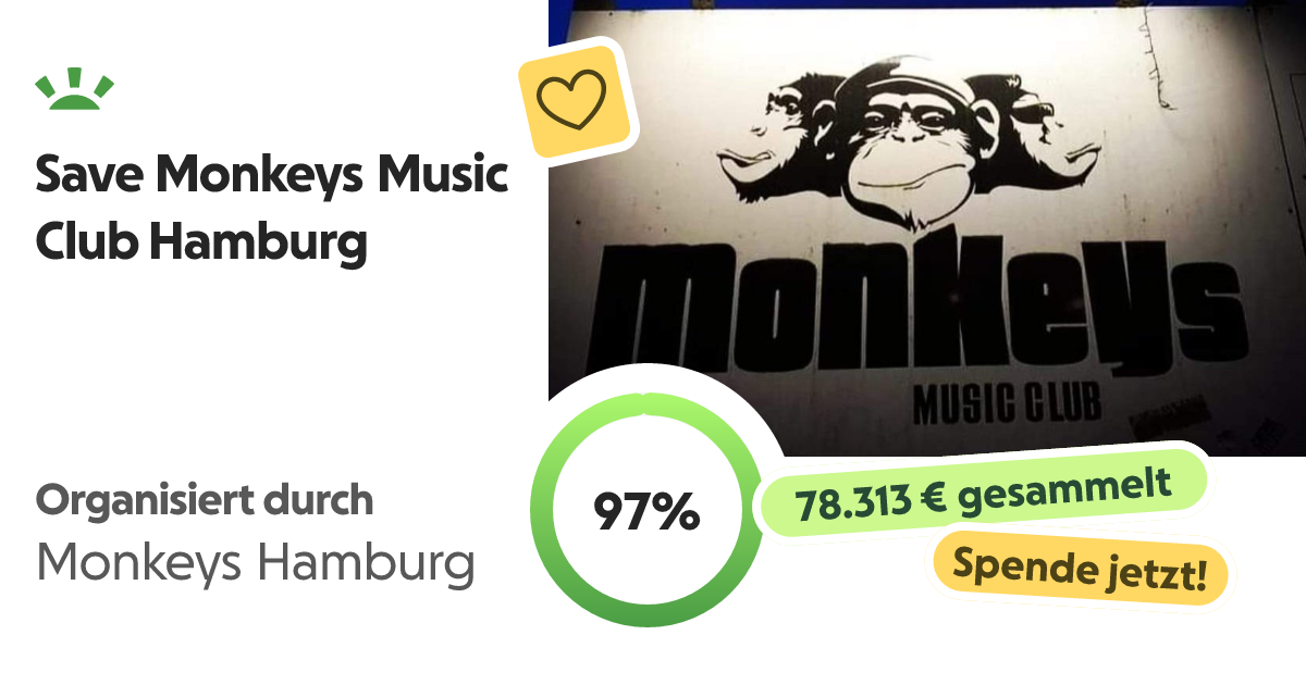 Save Monkeys Music Club Hamburg, organized by Monkeys Hamburg