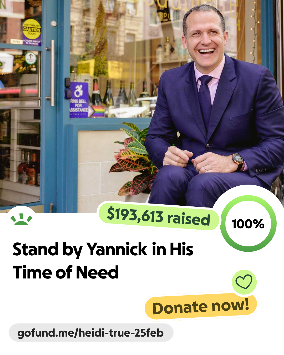 Fundraiser for Yannick Benjamin by Heidi Turzyn : Stand by Yannick