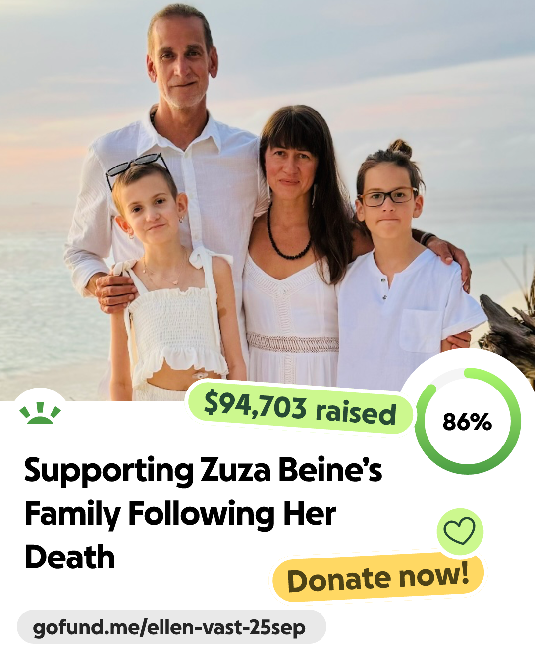 Fundraiser for Dagmara Beine by Ellen Menefee : Supporting Zuza