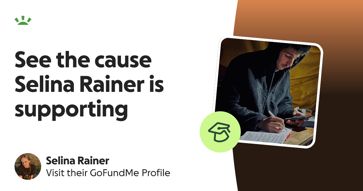 Selina Rainer’s GoFundMe Profile
