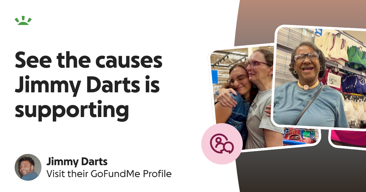Jimmy Darts’s GoFundMe Profile