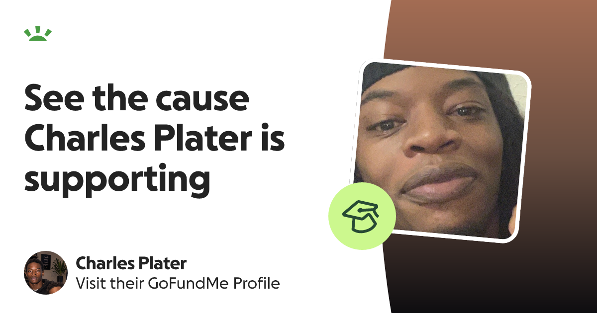 Charles Plater’s GoFundMe Profile