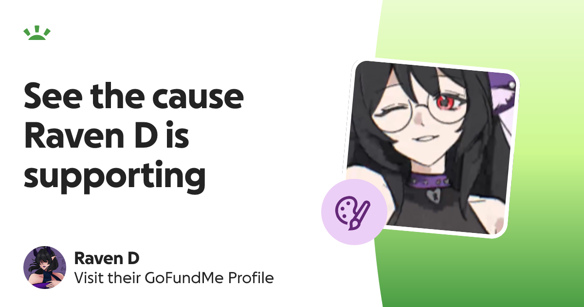 Raven D’s GoFundMe Profile
