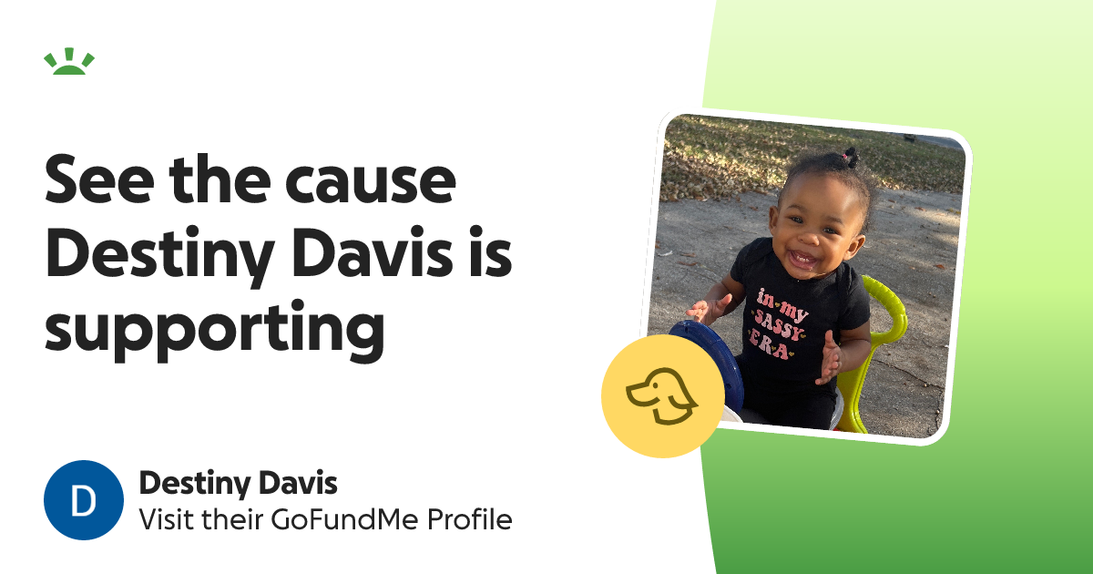 Destiny Davis’s GoFundMe Profile