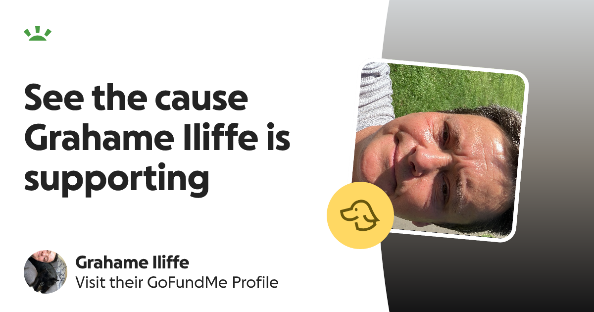 Grahame Iliffe’s GoFundMe Profile