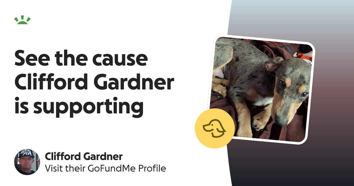 Clifford Gardner’s GoFundMe Profile