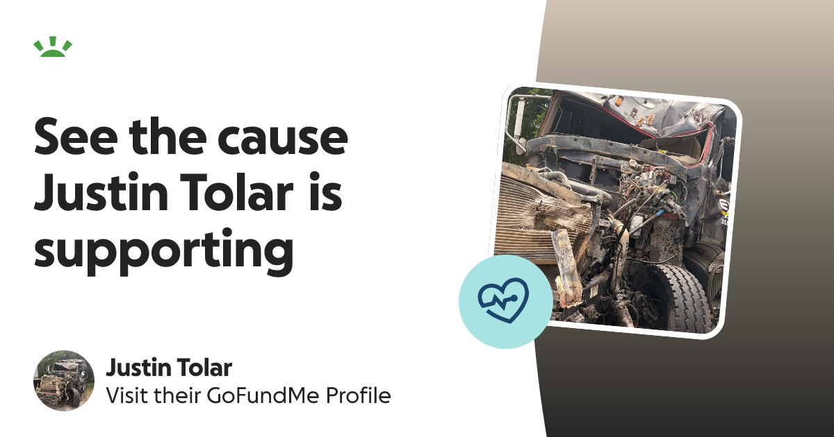 Justin Tolar’s GoFundMe Profile
