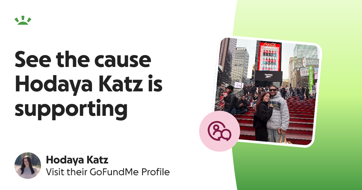 Hodaya Katz’s GoFundMe Profile