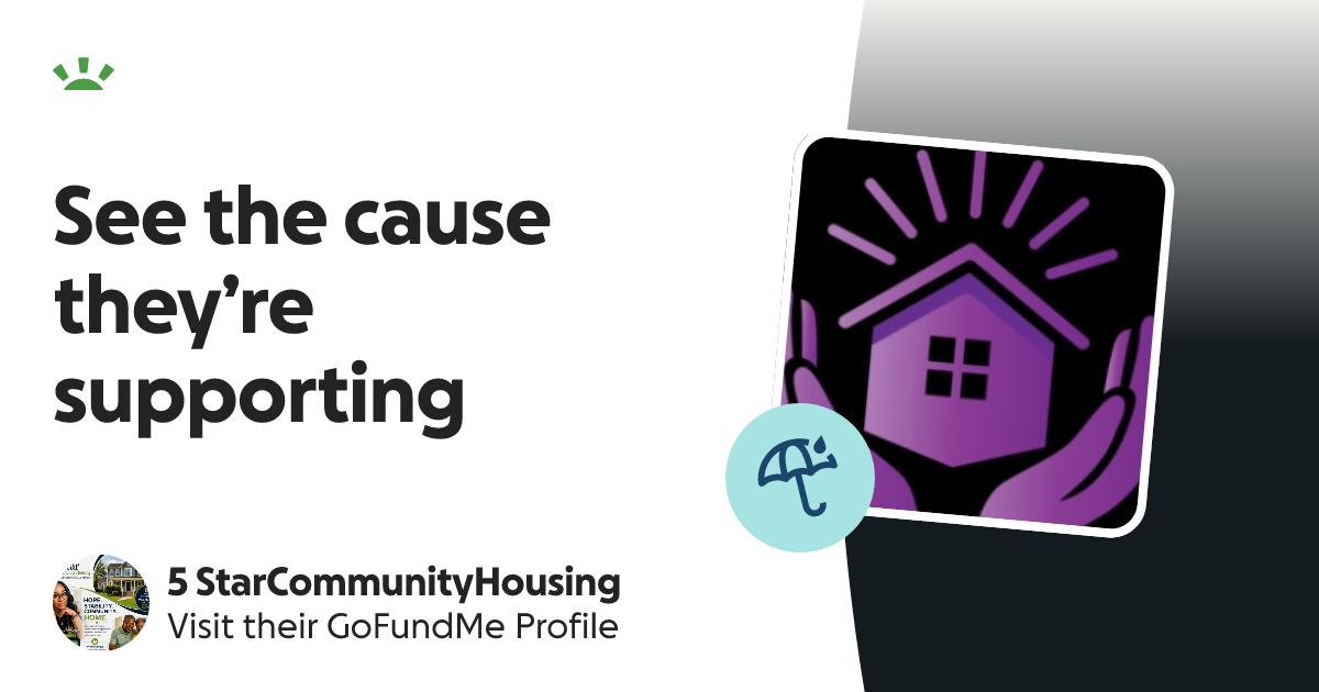 5 StarCommunityHousing’s GoFundMe Profile