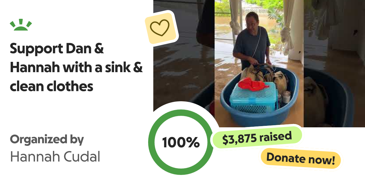 Fundraiser by Hannah Cudal Support Dan & Hannah with a sink & clean