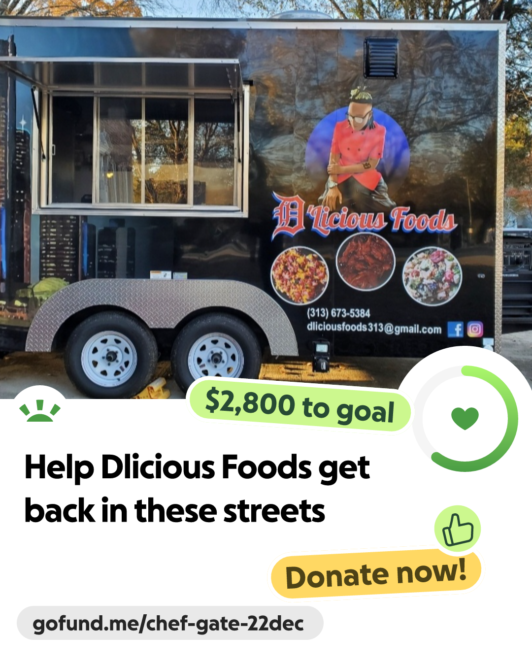 Fundraiser by Chef Key : Help Dlicious Foods get back in these streets