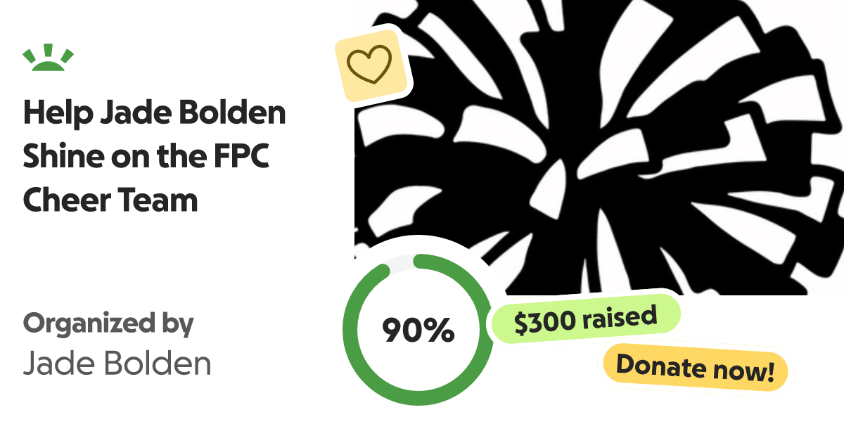 Fundraiser by Jade Bolden Help Jade Bolden Shine on the FPC Cheer Team