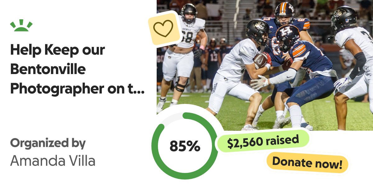 Fundraiser by Amanda Villa Help Keep our Bentonville Photographer on