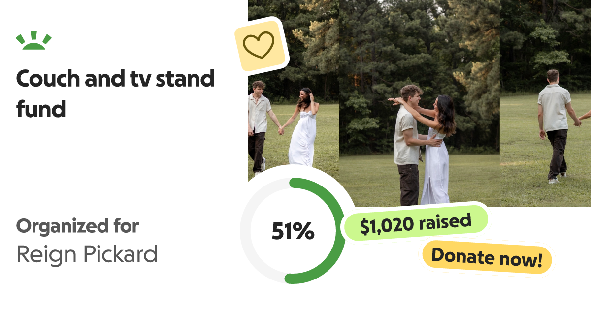 Donate to Couch and tv stand fund, organized by Brealee Ray