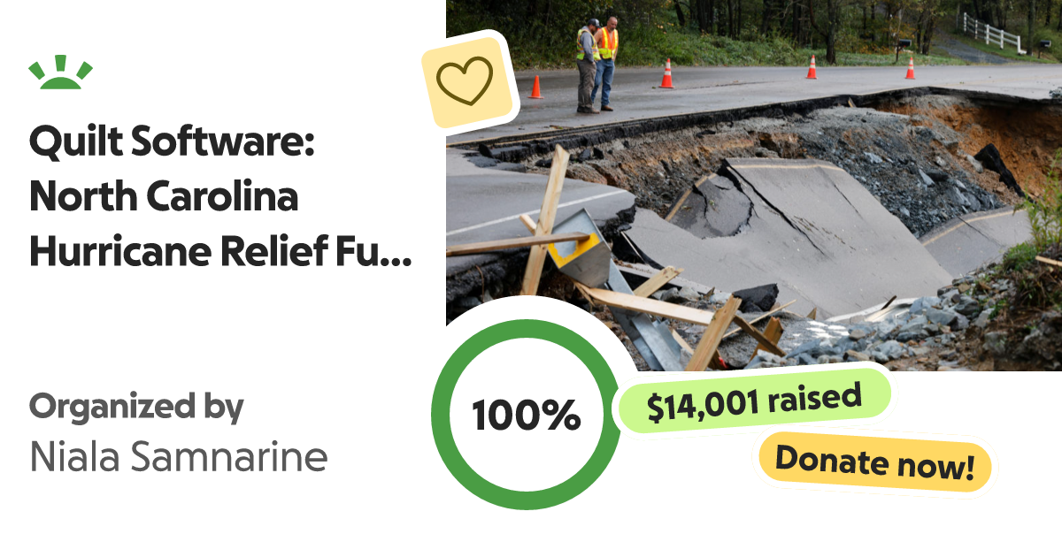 Fundraiser by Niala Samnarine Quilt Software North Carolina