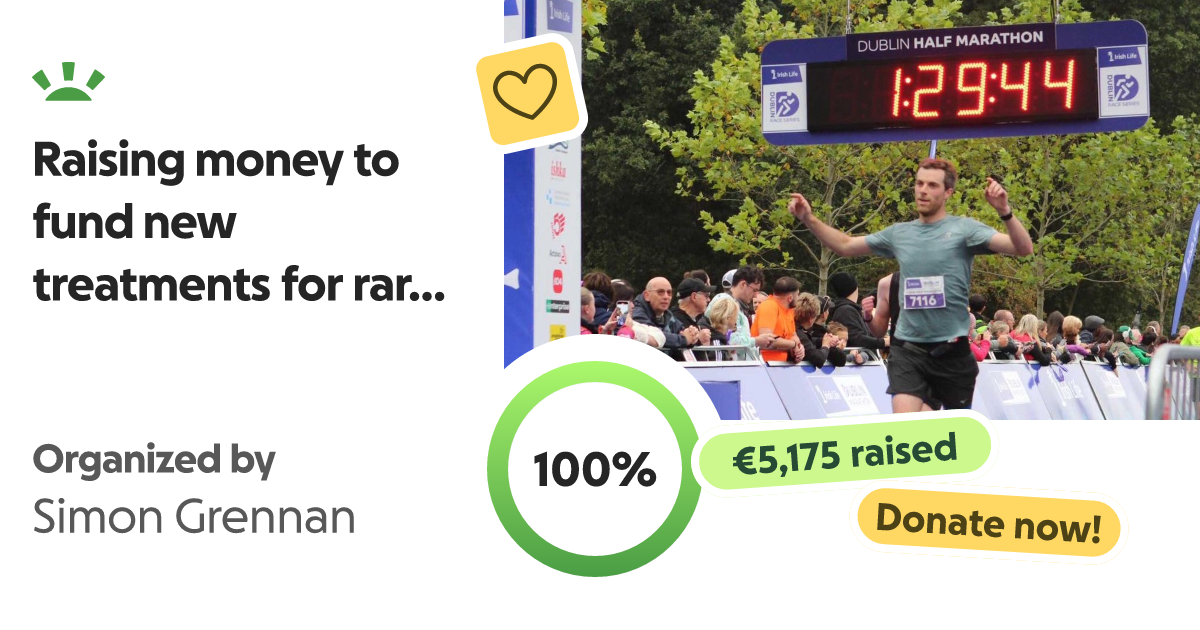 Fundraiser by Simon Grennan : Raising money to fund new treatments for ...
