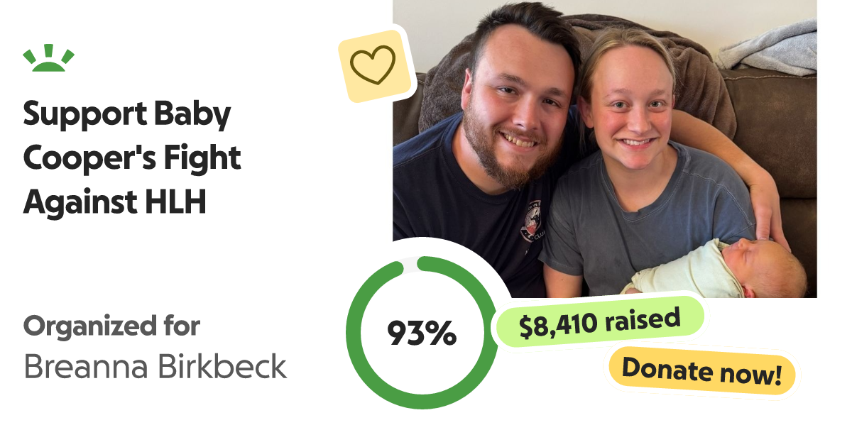 Donate to Support Baby Cooper's Fight Against HLH, organized by Garrison Dental