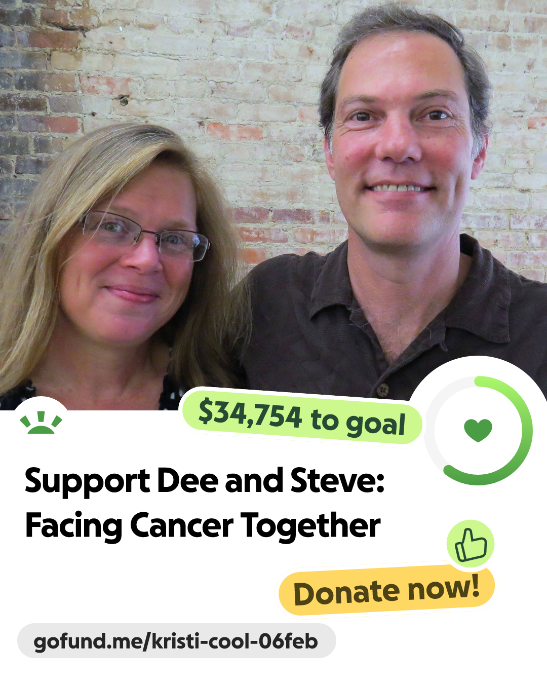 Fundraiser for Steve Parkinson by Kristi Witt : Support Dee and Steve ...