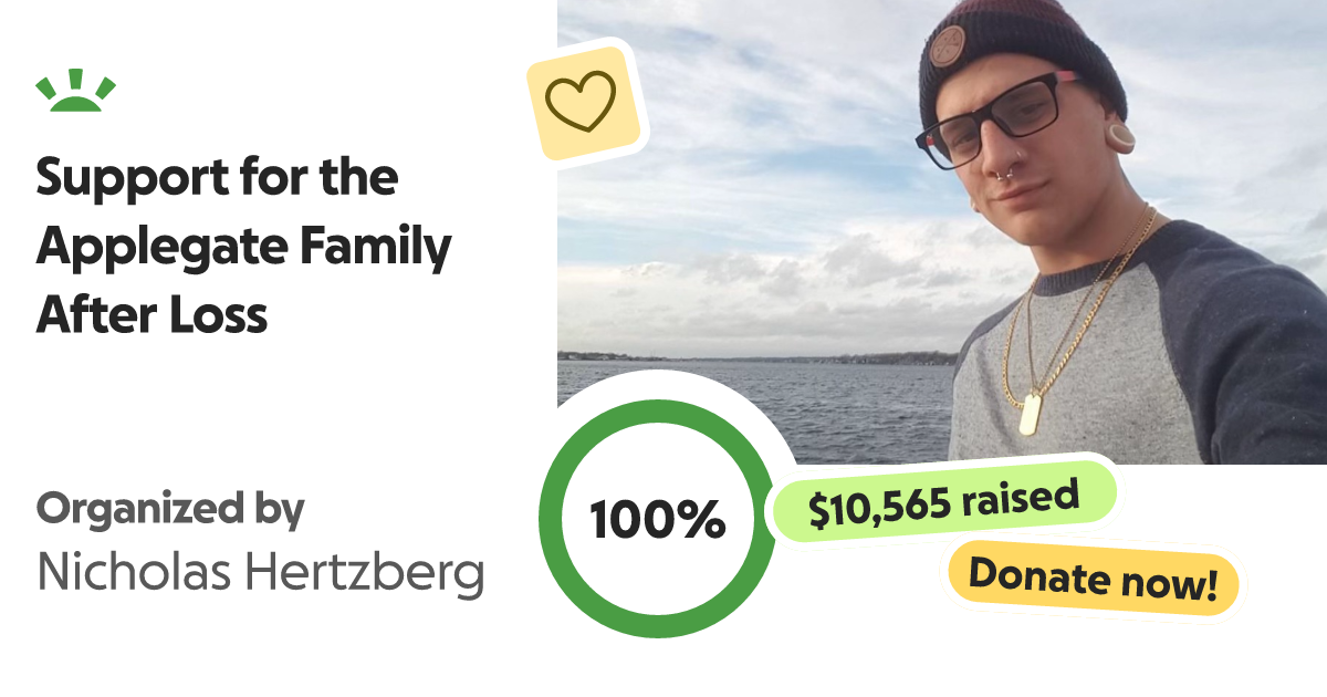 Fundraiser by Nicholas Hertzberg Support for the Applegate Family