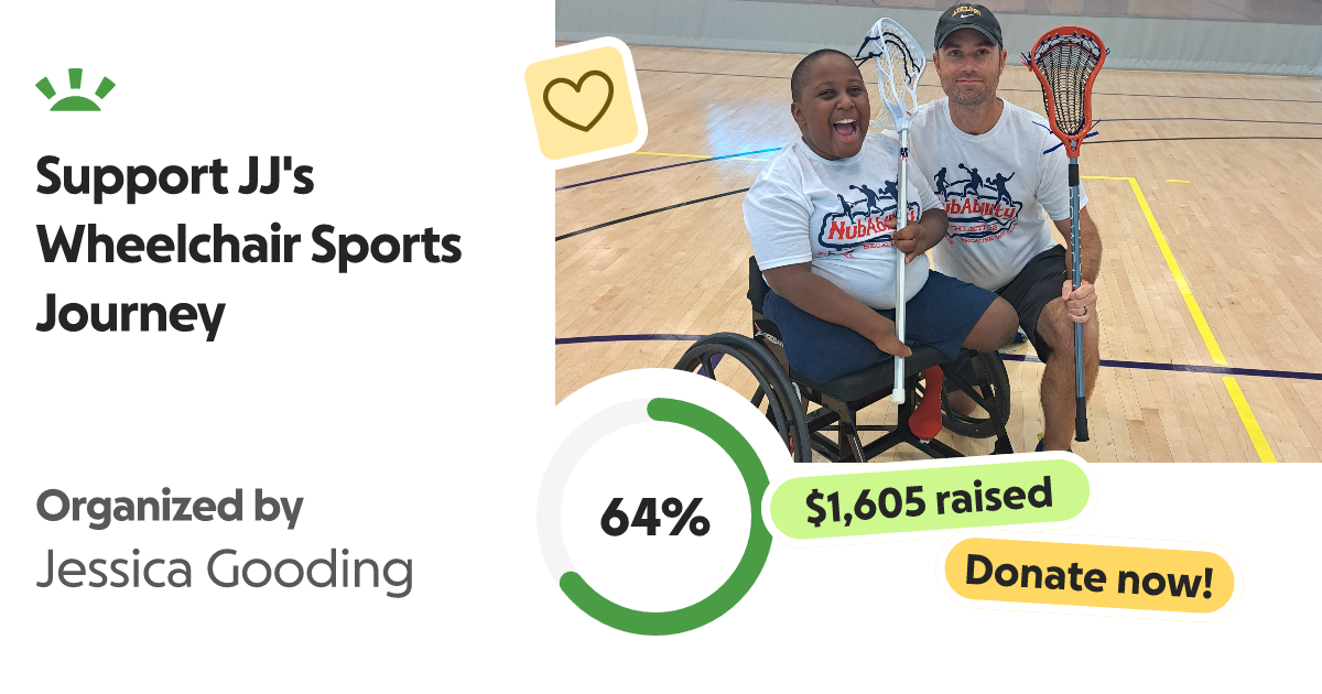 Fundraiser by Jessica Gooding Support JJ's Wheelchair Sports Journey