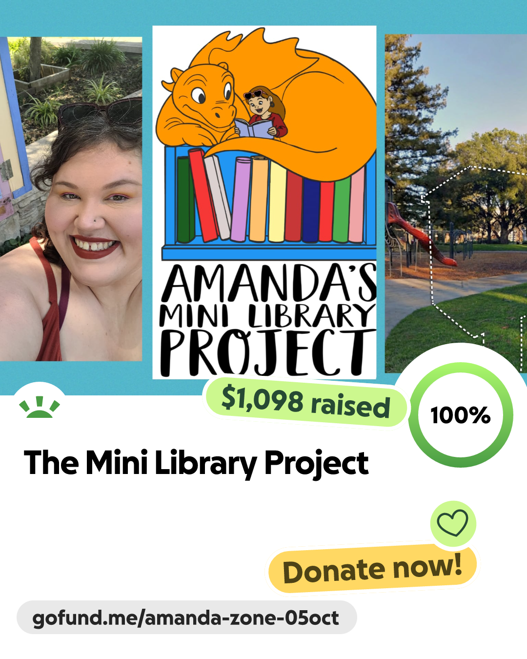 Fundraiser by Amanda Wagner : The Mini Library Project